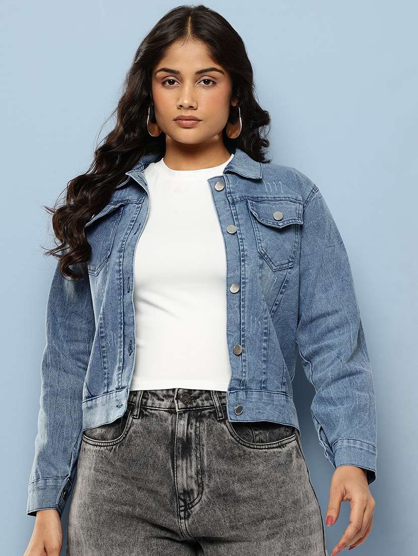 blue denim jacket - 22074028 -  Standard Image - 1