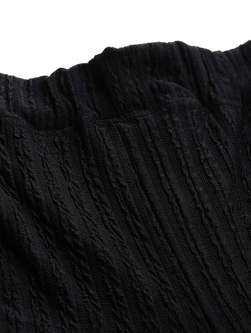 women solid mid rise flared palazzo - 22074041 -  Standard Image - 4