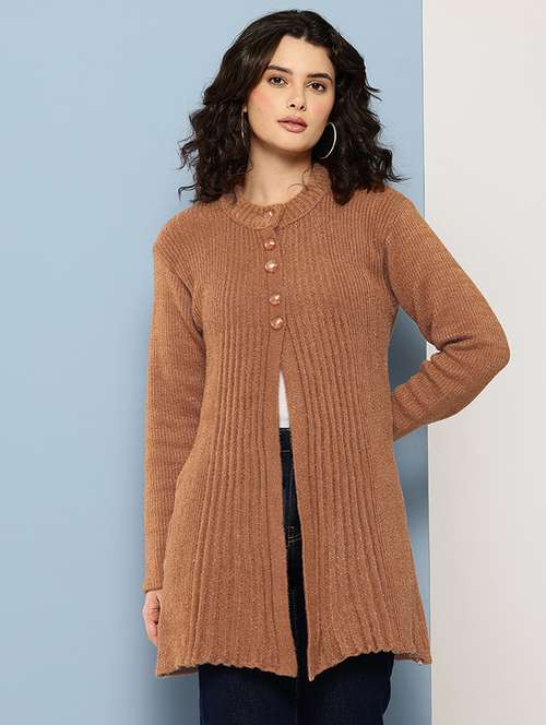 women self desiged long sleeve cardigan - 22074083 -  Standard Image - 0