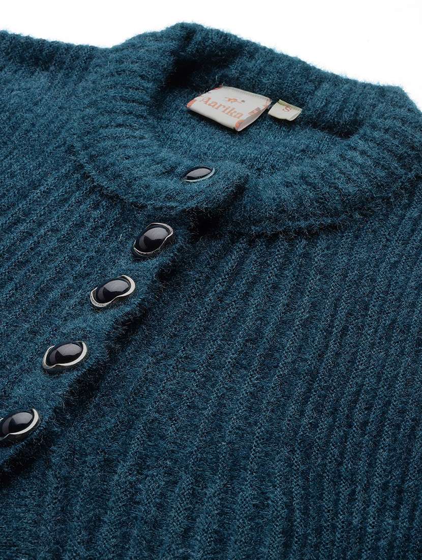 women self desiged long sleeve cardigan - 22074085 -  Standard Image - 4