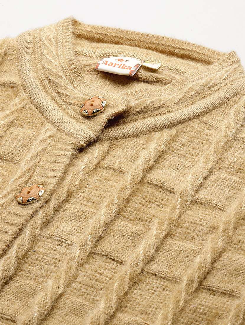 women self desiged long sleeve cardigan - 22074087 -  Standard Image - 4