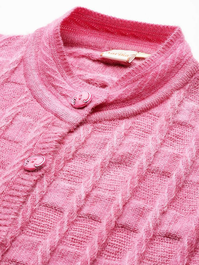 women self desiged long sleeve cardigan - 22074089 -  Standard Image - 4