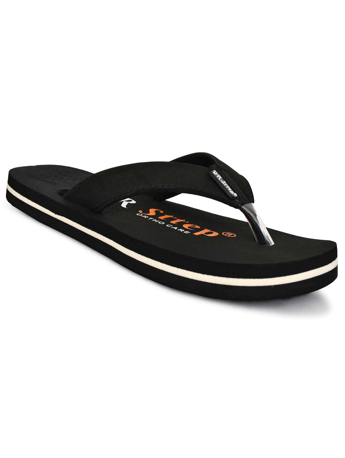 men black slip on flip flop - 22074103 -  Standard Image - 1