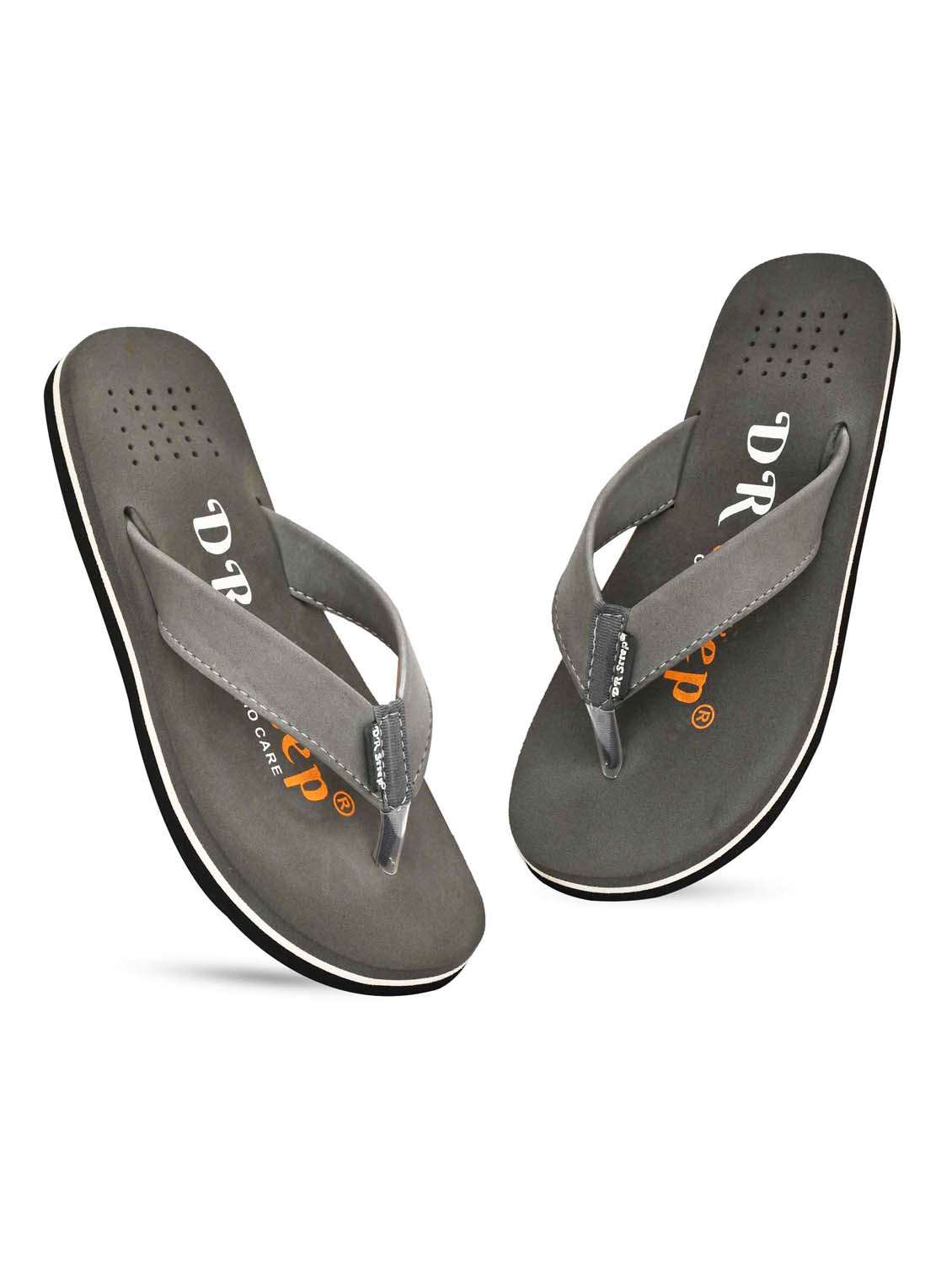 men grey slip on flip flop - 22074106 - Standard Image - 4