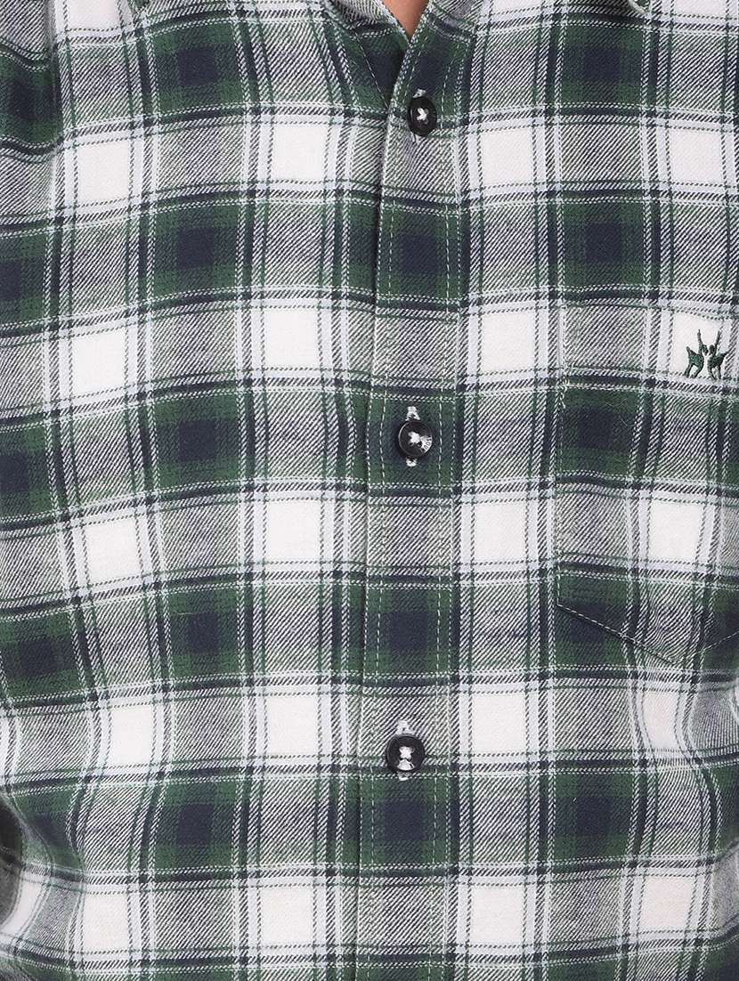 boys checkered long sleeve casual shirt - 22074338 -  Standard Image - 4