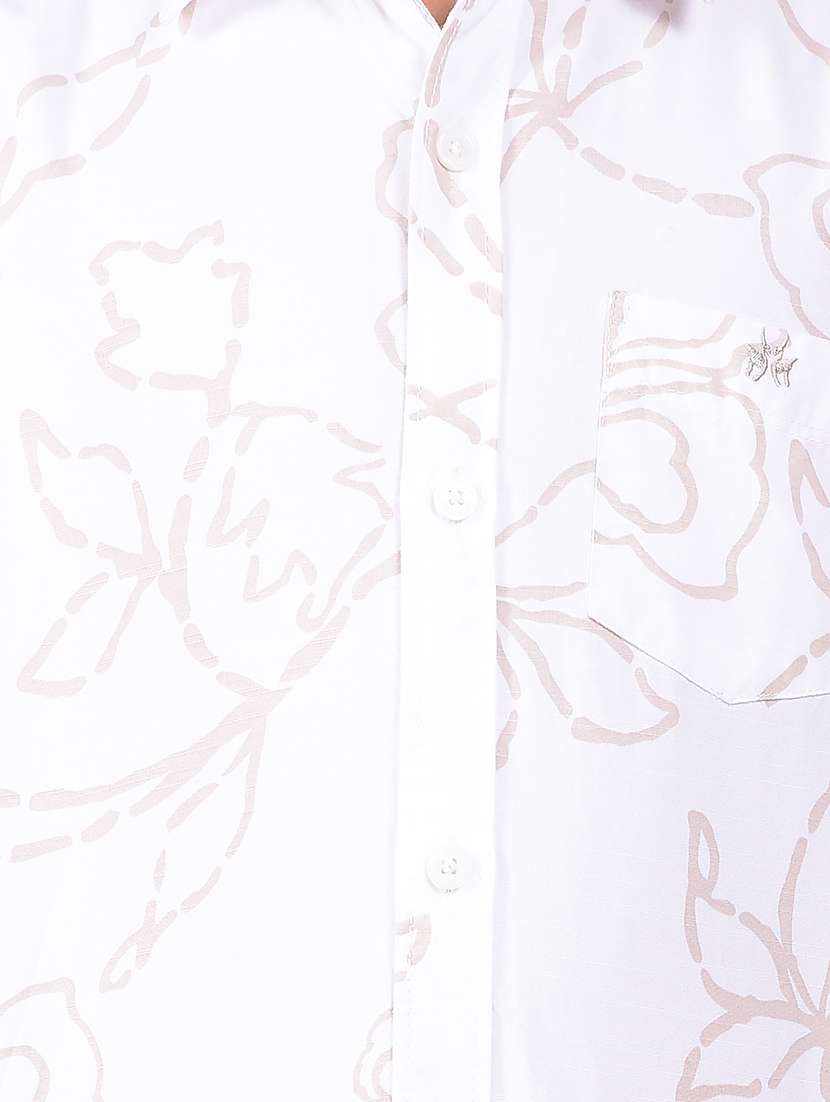 boys floral printed short sleeve casual shirt - 22074404 -  Standard Image - 4