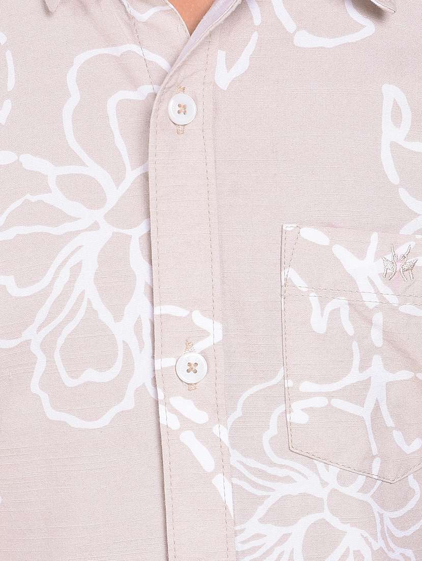 boys floral printed short sleeve casual shirt - 22074405 -  Standard Image - 4