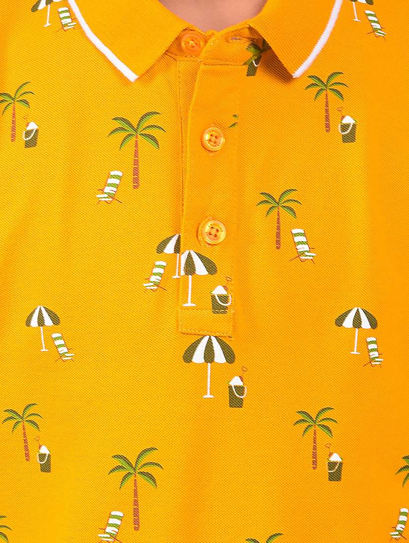 boys printed short sleeve polo t-shirt - 22074427 -  Standard Image - 4