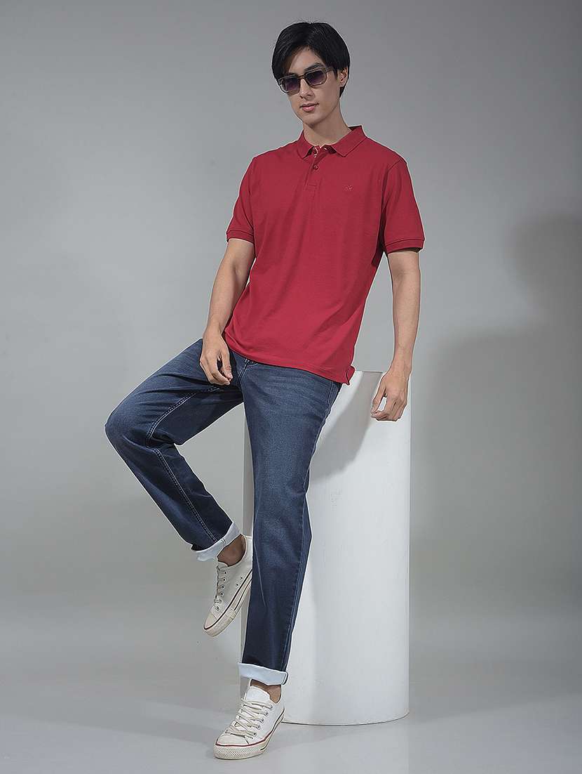 men washed mid rise full length jeans - 22074525 -  Standard Image - 4