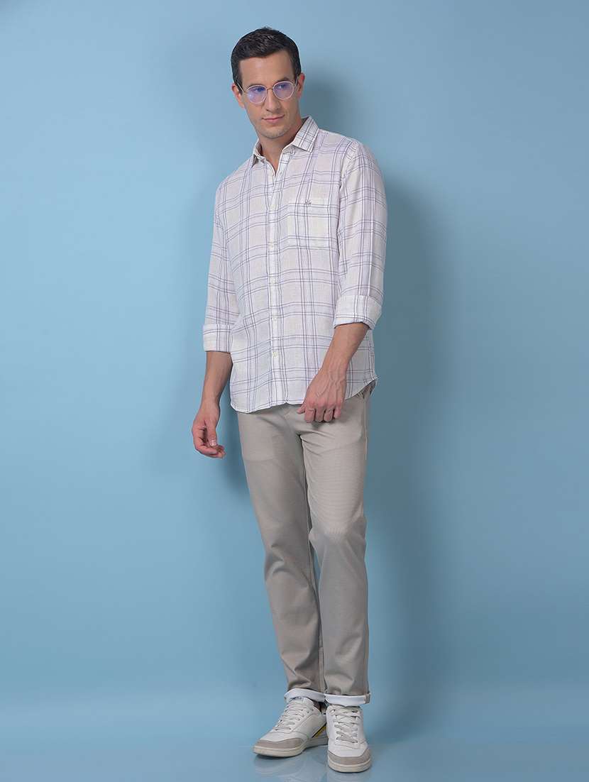 men checkered long sleeve regular fit casual shirt - 22074530 -  Standard Image - 6