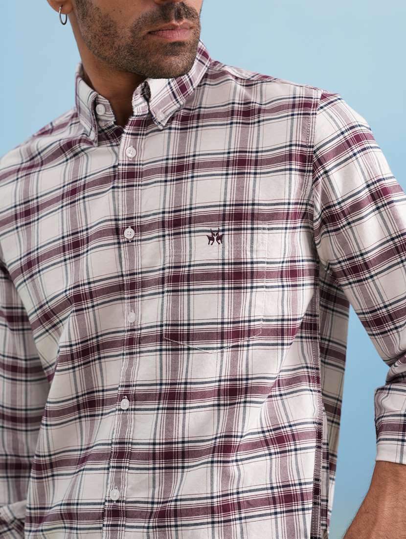 Men Checkered Long Sleeve Regular Fit Casual Shirt - 22074548 -  Standard Image - 4