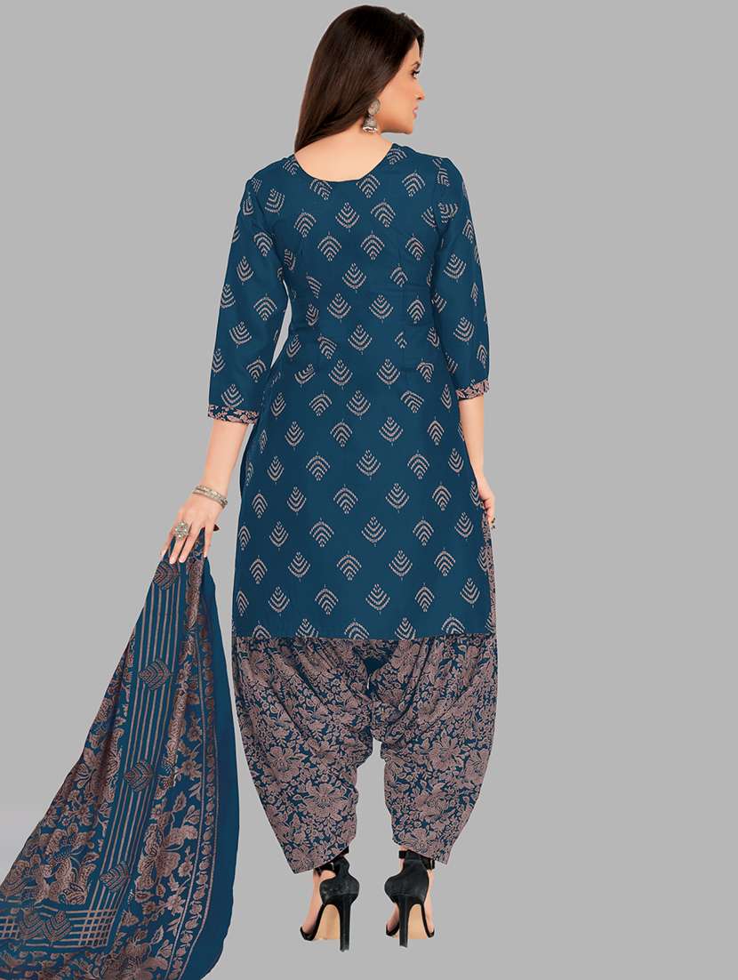 women printed unstitched salwar suit set - 22074704 - Standard Image - 1