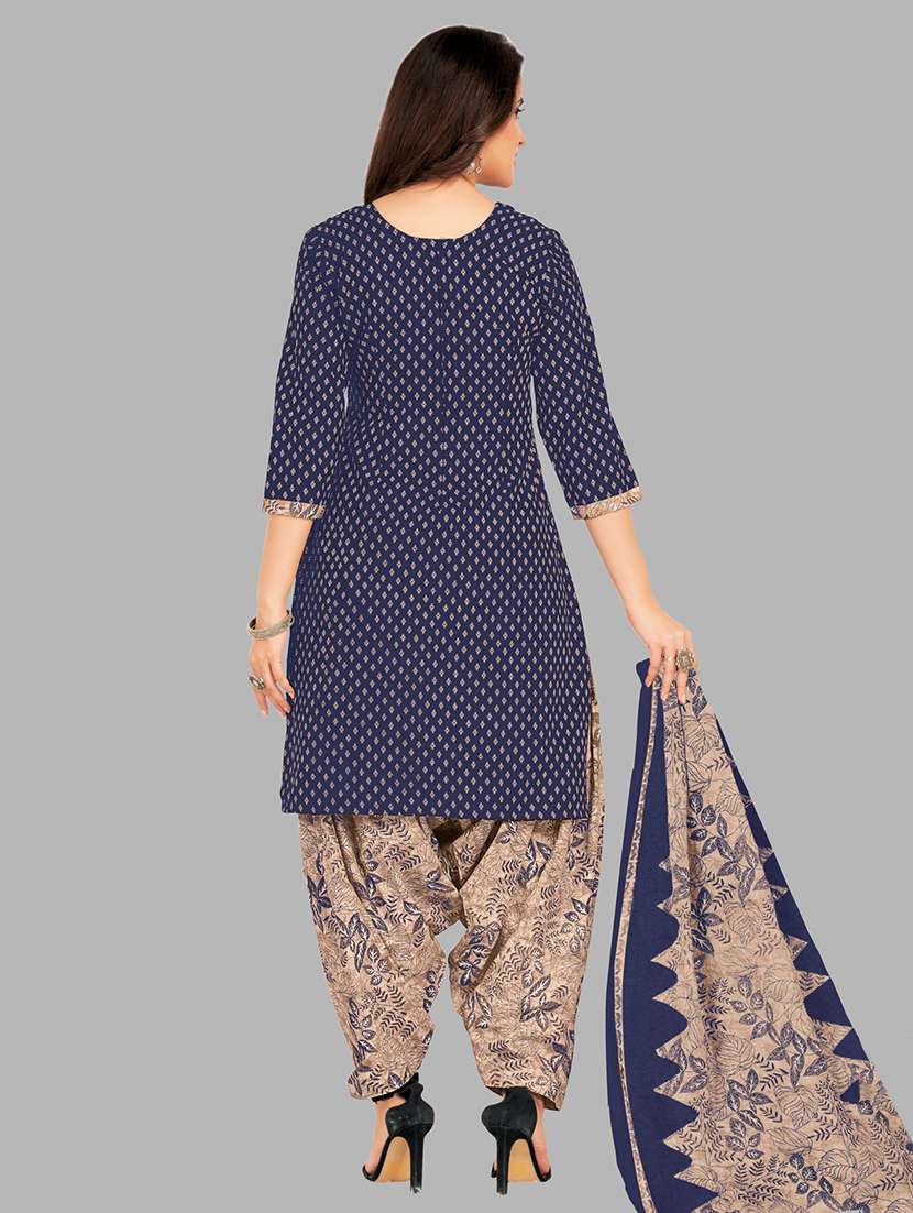 women printed unstitched salwar suit set - 22074707 - Standard Image - 1