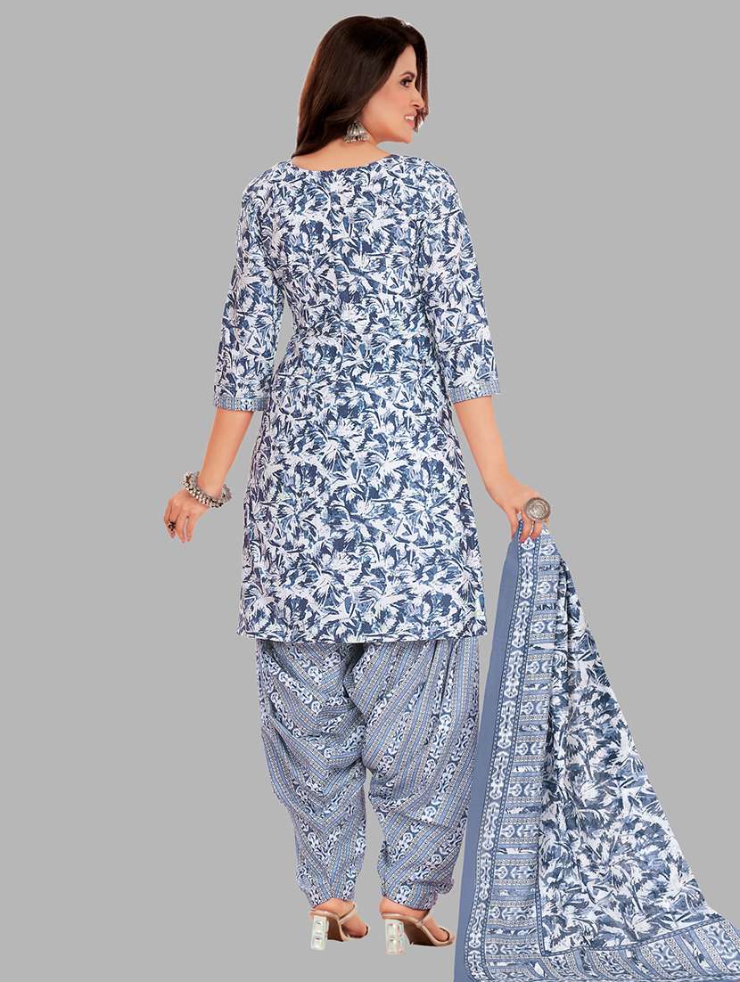 women printed unstitched salwar suit set - 22074718 -  Standard Image - 1