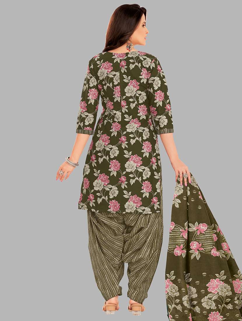 women floral printed unstitched salwar suit set - 22074723 - Standard Image - 1