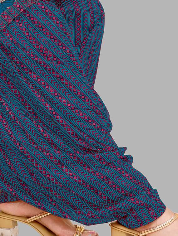 women printed unstitched salwar suit set - 22074725 -  Standard Image - 4