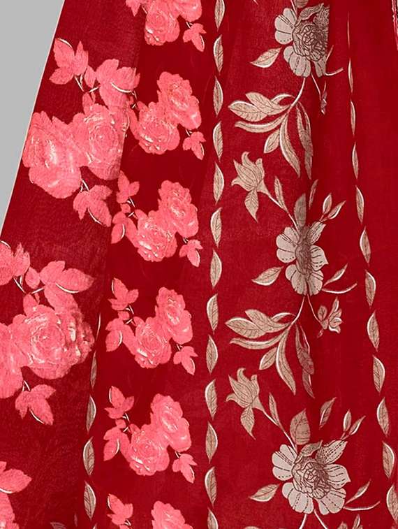 women floral printed unstitched salwar suit set - 22074726 -  Standard Image - 4