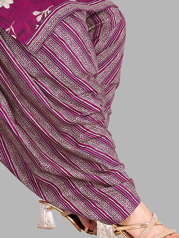 women floral printed unstitched salwar suit set - 22074729 - Standard Image - 4