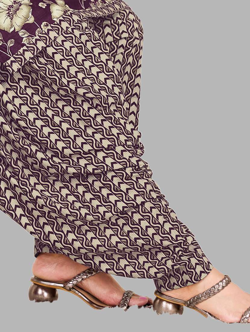 women floral printed unstitched salwar suit set - 22074730 - Standard Image - 4