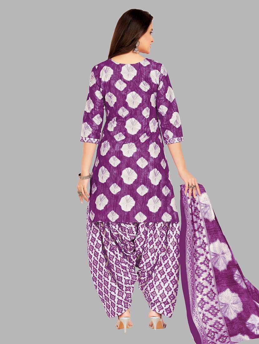 women printed unstitched salwar suit set - 22074731 -  Standard Image - 1