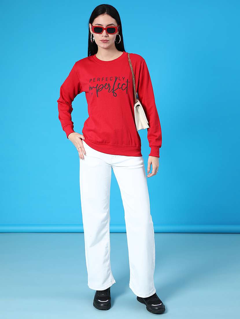 women printed long sleeve sweatshirt - 22074785 -  Standard Image - 4