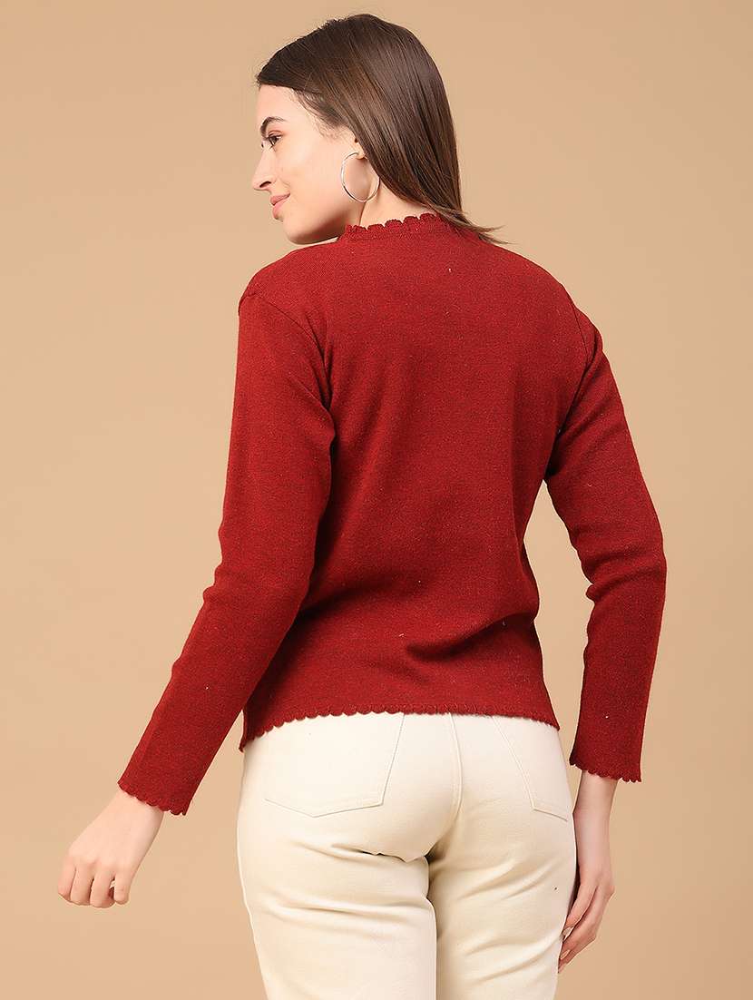 women solid long sleeve cardigan - 22074788 -  Standard Image - 4