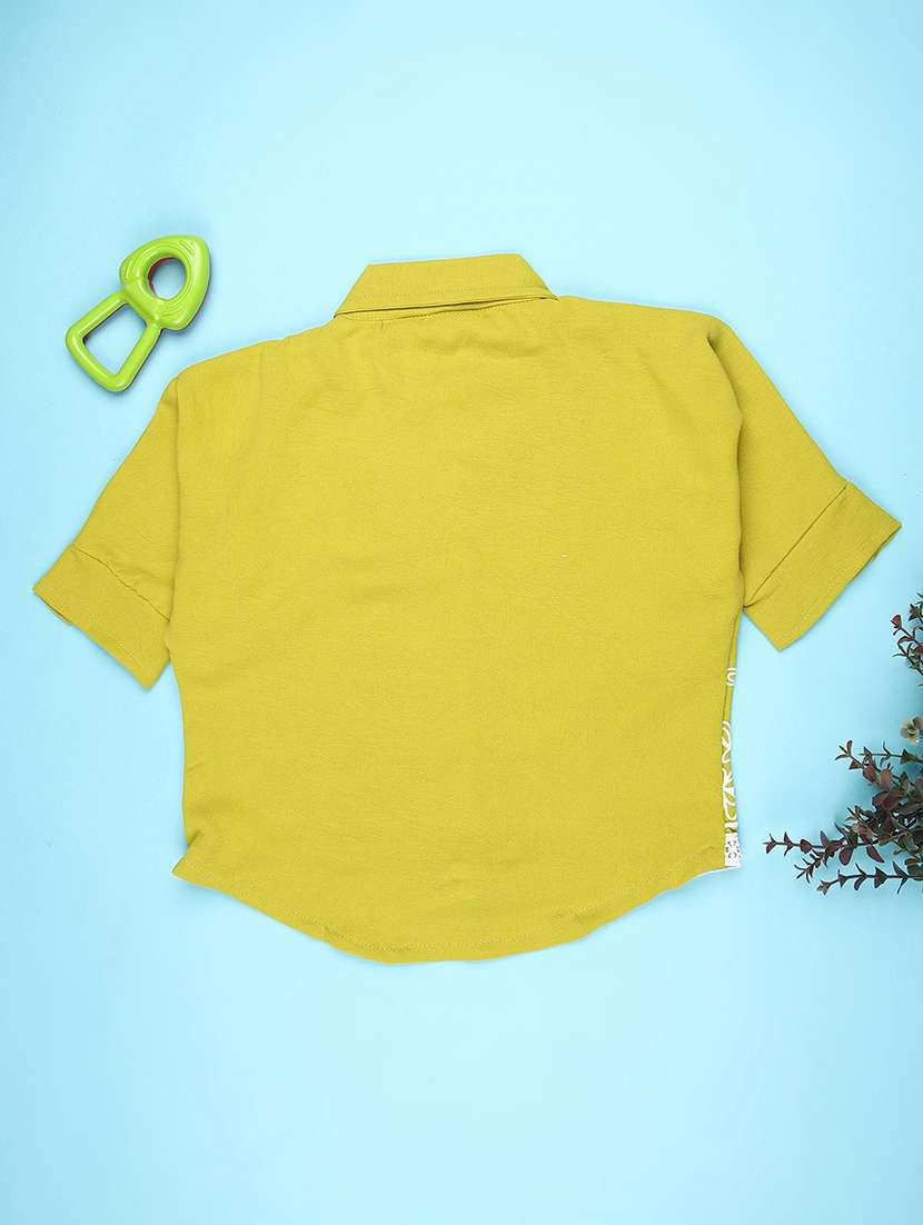 girls solid with work short sleeve top - 22074883 -  Standard Image - 1