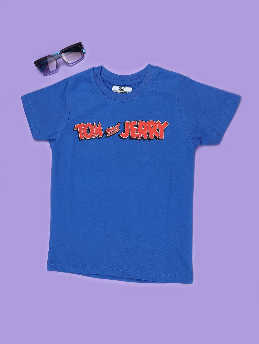 boys printed short sleeves regular fit t-shirt - 22074889 -  Standard Image - 1