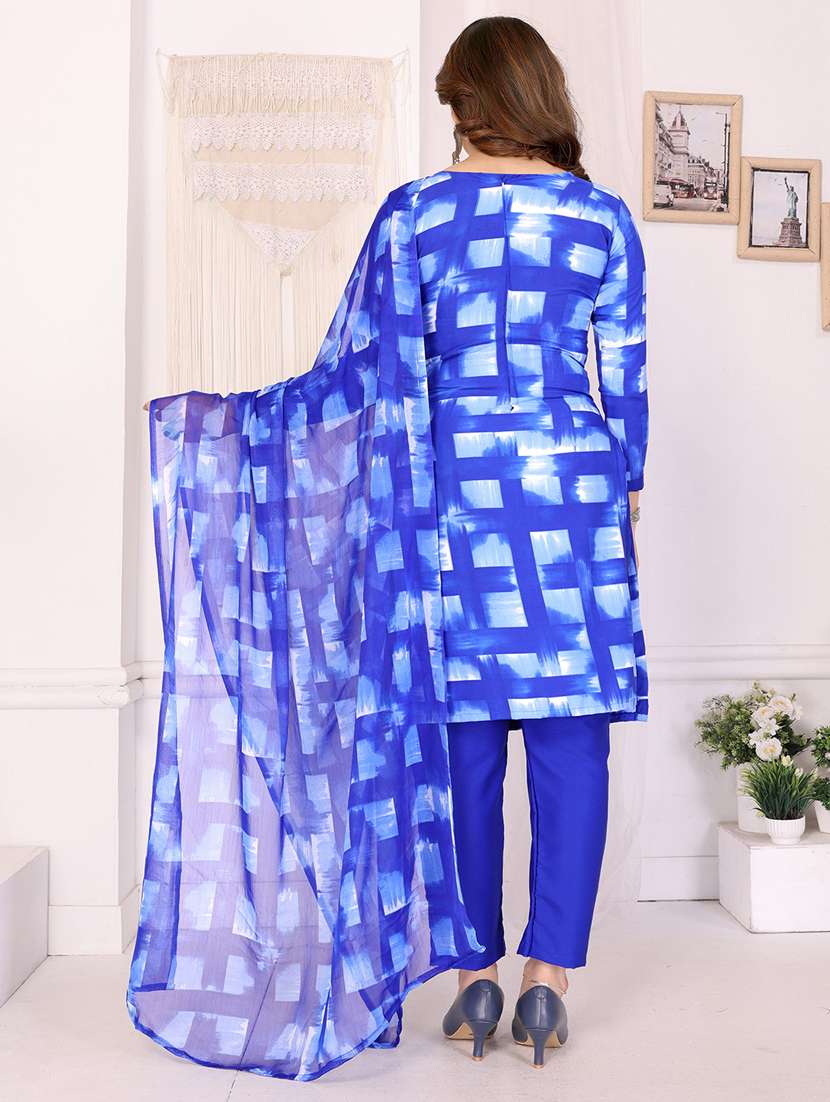 women printed unstitched suit set - 22075624 -  Standard Image - 4