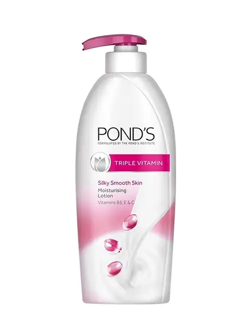 ponds-triple vitamin silky smooth lotion-600 ml - 22076146 -  Standard Image - 0