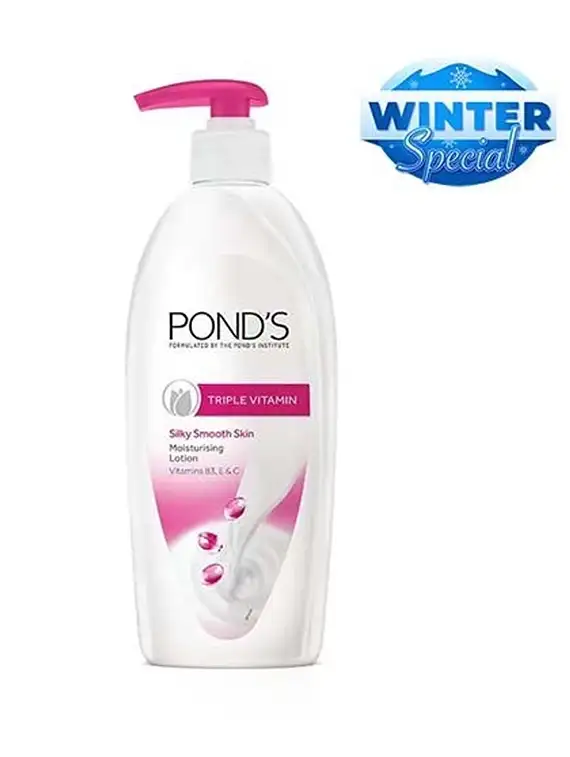 ponds-triple vitamin silky smooth lotion-600 ml - 22076146 -  Standard Image - 1