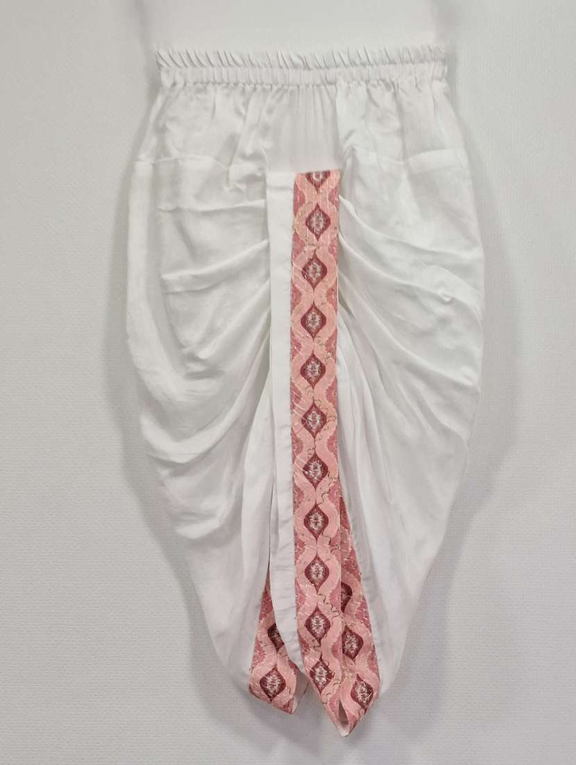 boys printed long sleeve kurta & dhoti set - 22076377 -  Standard Image - 6