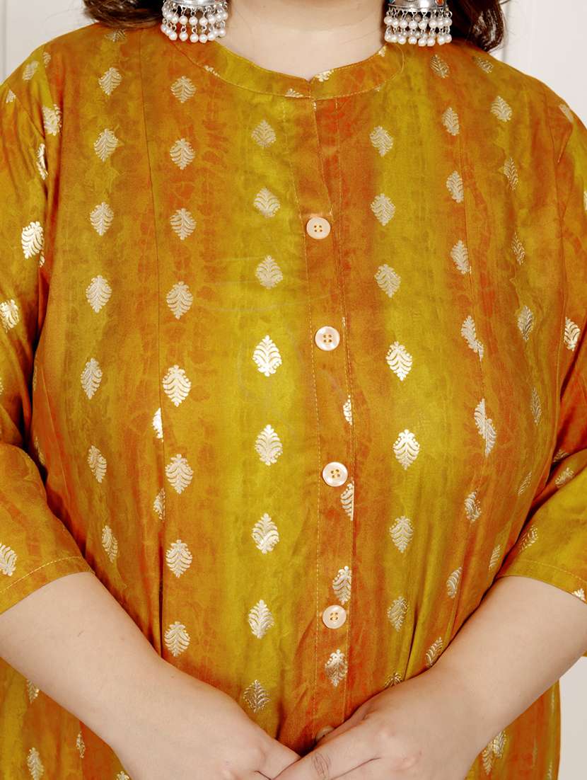 women plus size printed three quarter sleeve dress - 22076788 -  Standard Image - 4