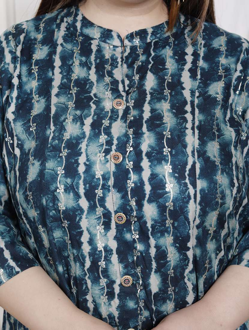 women plus size printed three quarter sleeve dress - 22076792 -  Standard Image - 4