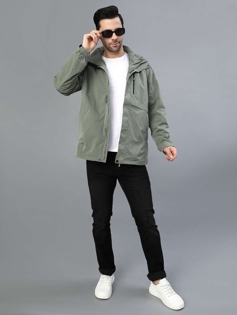 men solid long sleeve lightweight bomber jacket - 22077598 -  Standard Image - 4