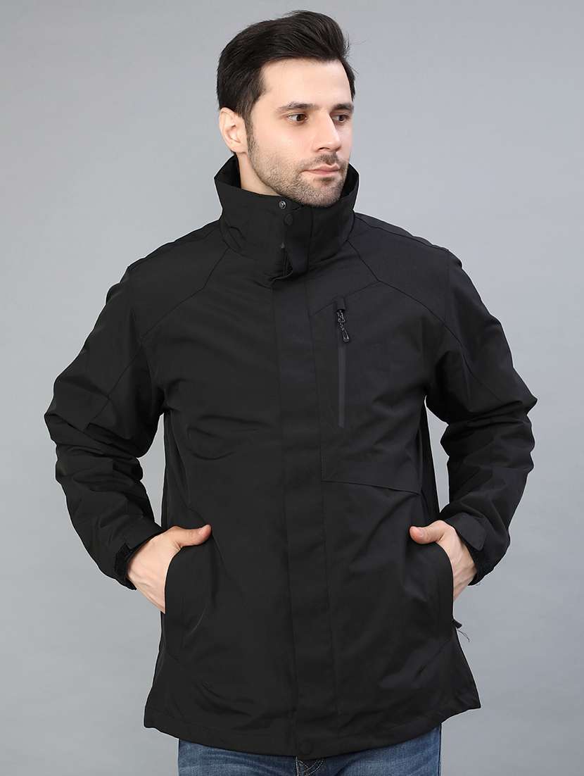 men solid long sleeve lightweight bomber jacket - 22077599 -  Standard Image - 1