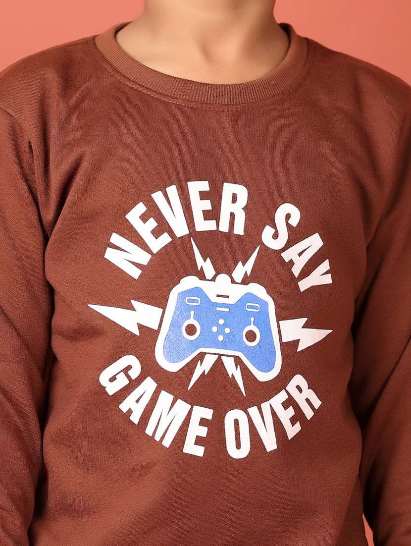 boys printed long sleeve sweatshirt - 22077733 -  Standard Image - 4