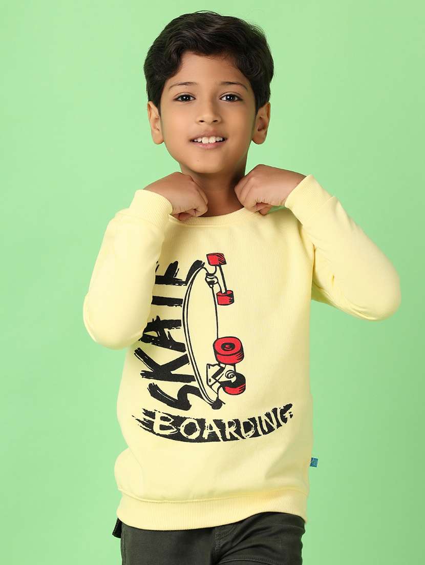 boys printed long sleeve sweatshirt - 22077734 -  Standard Image - 1