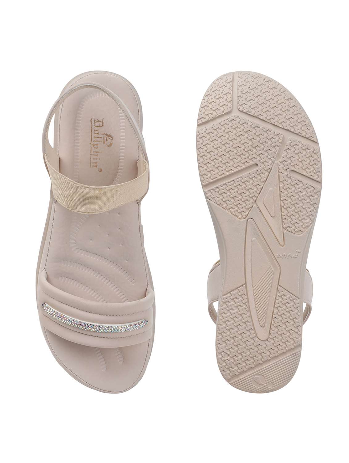 women solid back strap wedges - 22078278 - Standard Image - 4