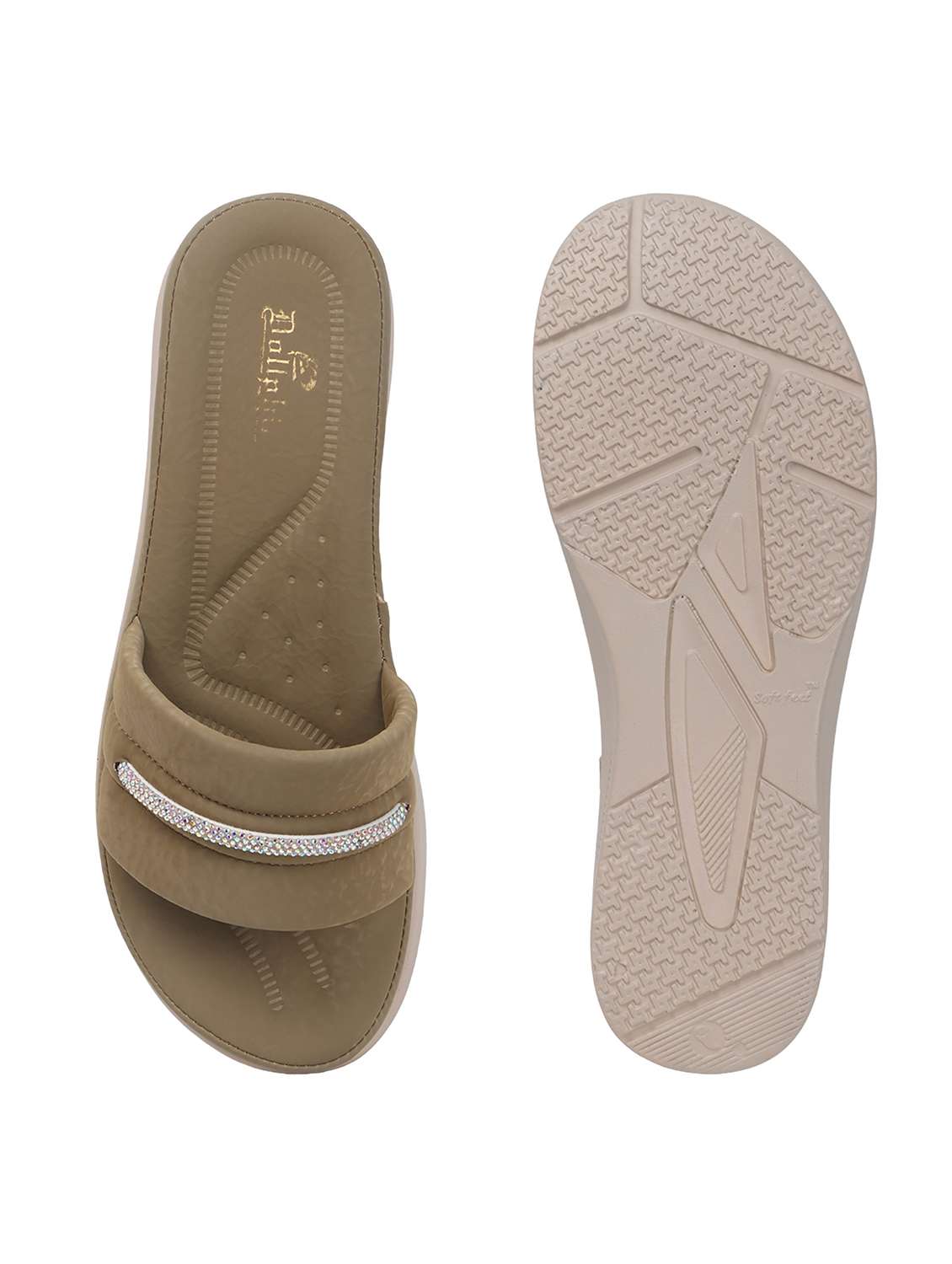 women green slip on wedge - 22078280 - Standard Image - 4