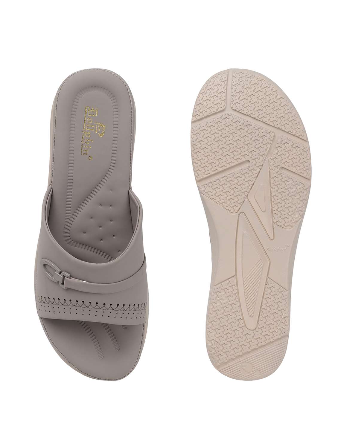 women grey slip on wedge - 22078287 - Standard Image - 4