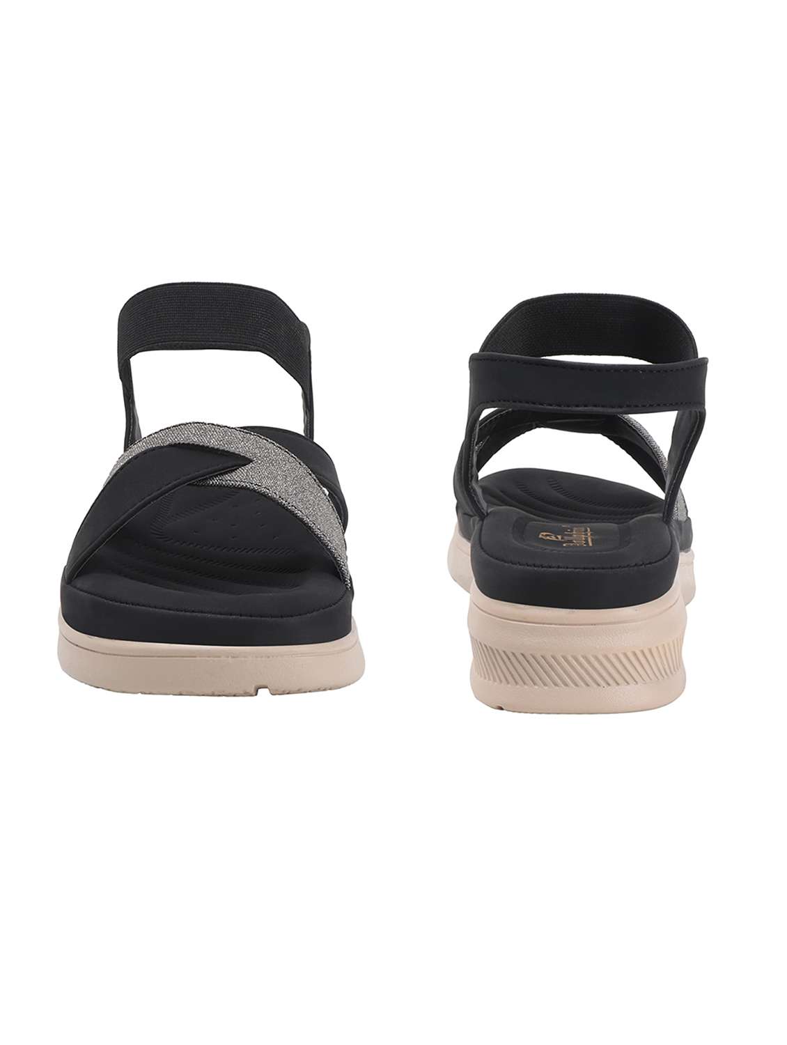 women solid back strap wedge - 22078291 - Standard Image - 4