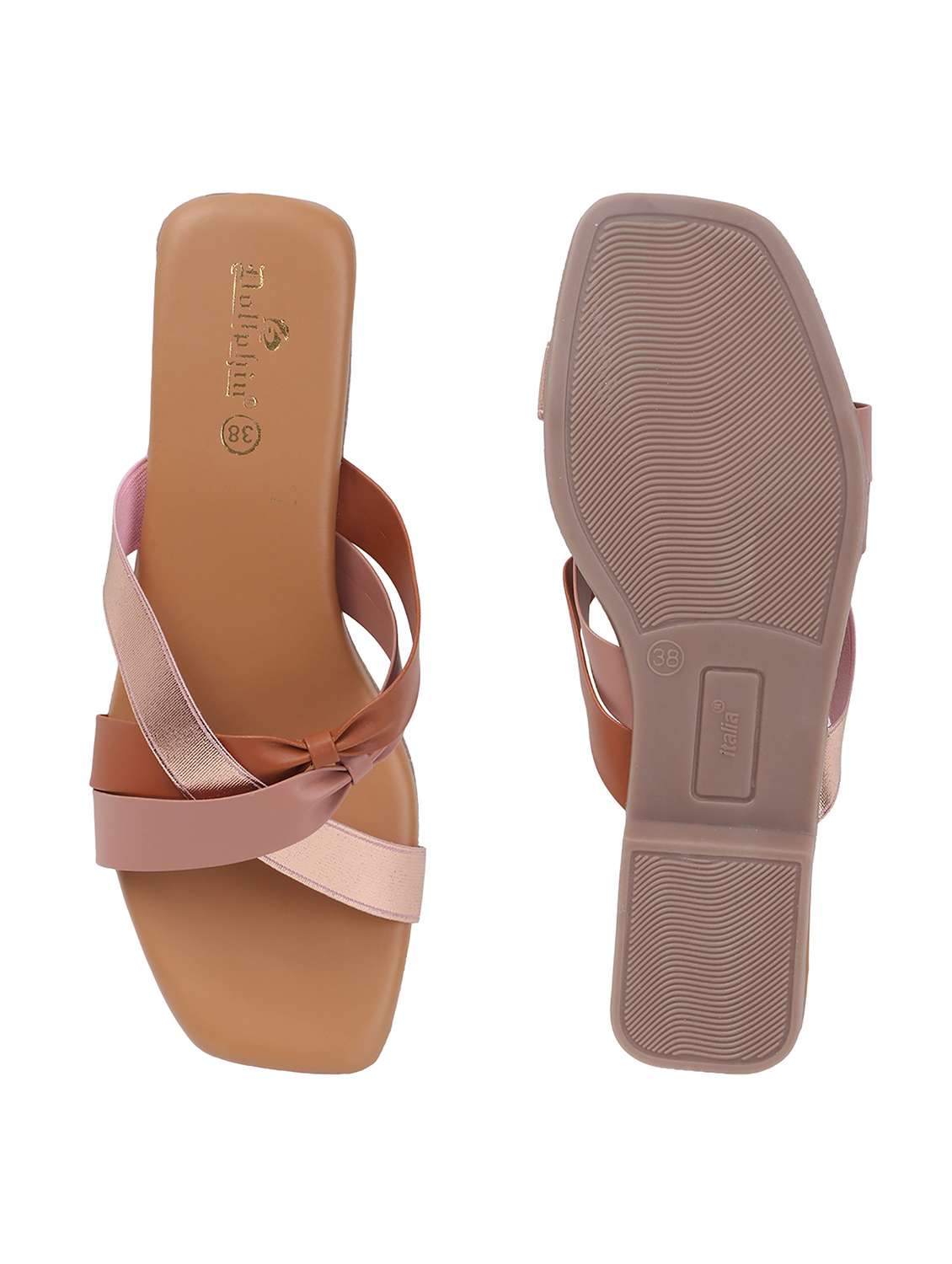 women solid slip on flats - 22078293 - Standard Image - 4