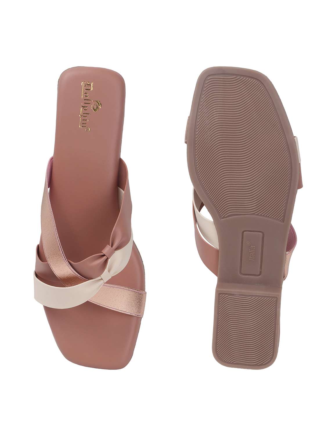 women solid slip on flats - 22078294 -  Standard Image - 4