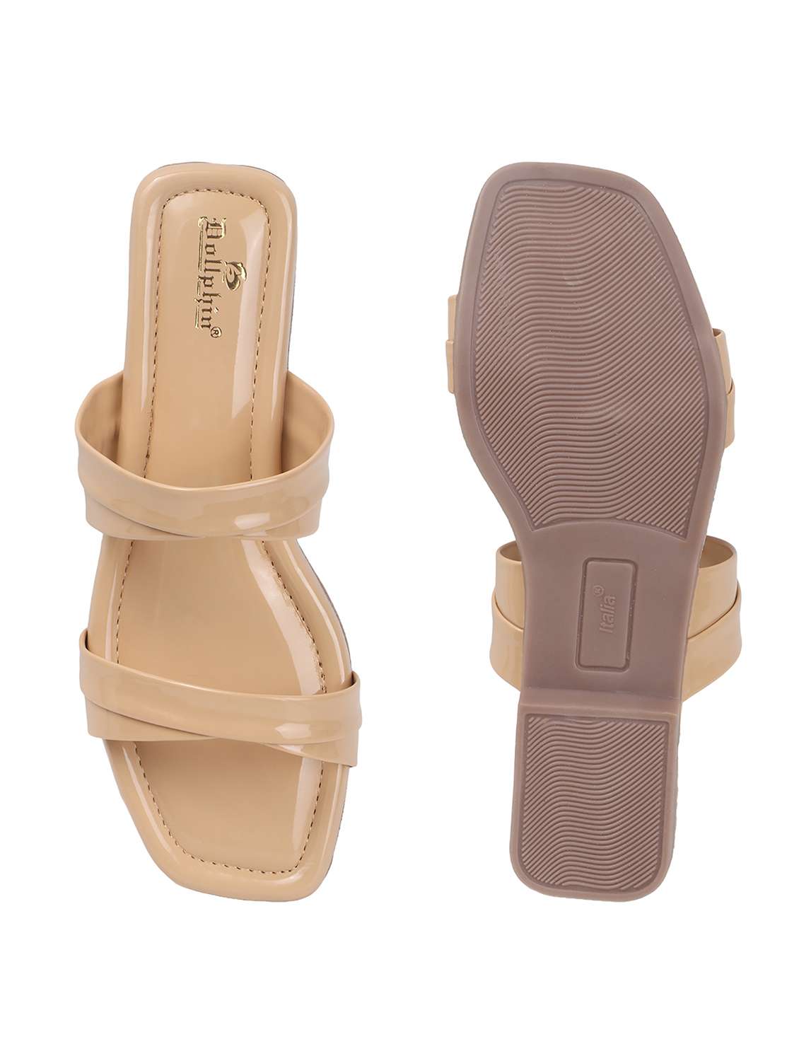 women solid slip on flats - 22078295 - Standard Image - 4