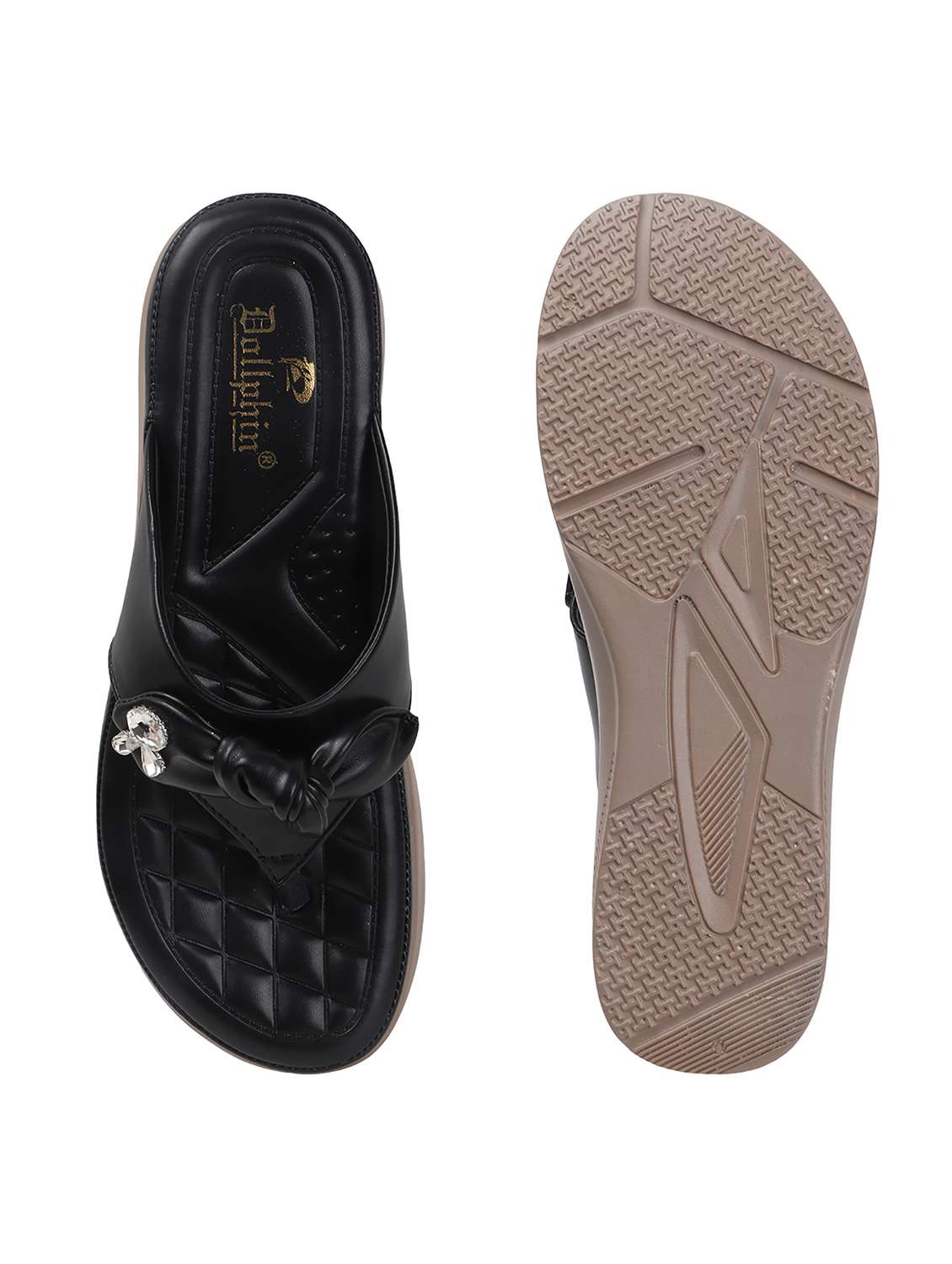 women black slip on wedge - 22078302 - Standard Image - 4