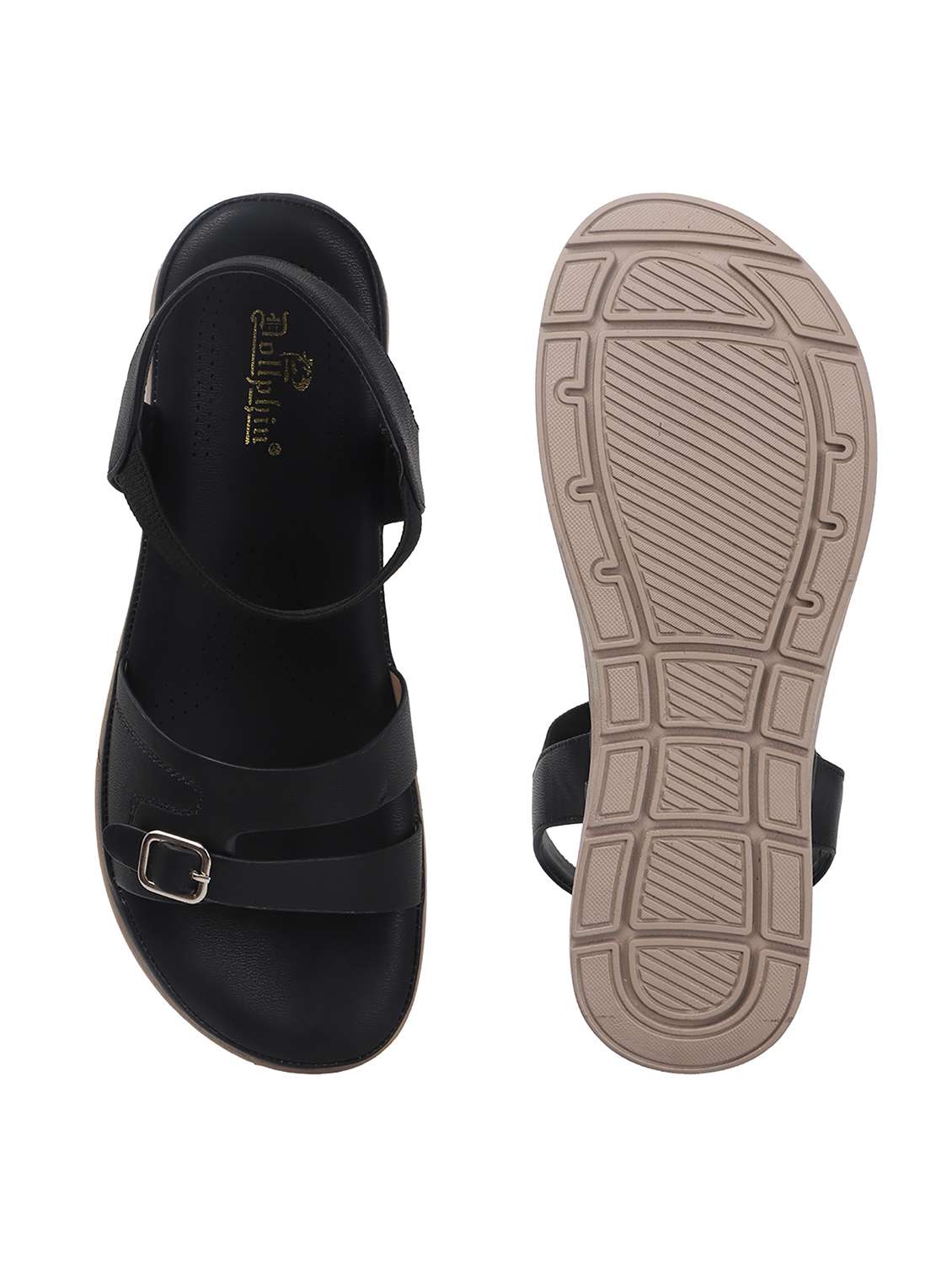 women solid back strap wedge - 22078308 - Standard Image - 4