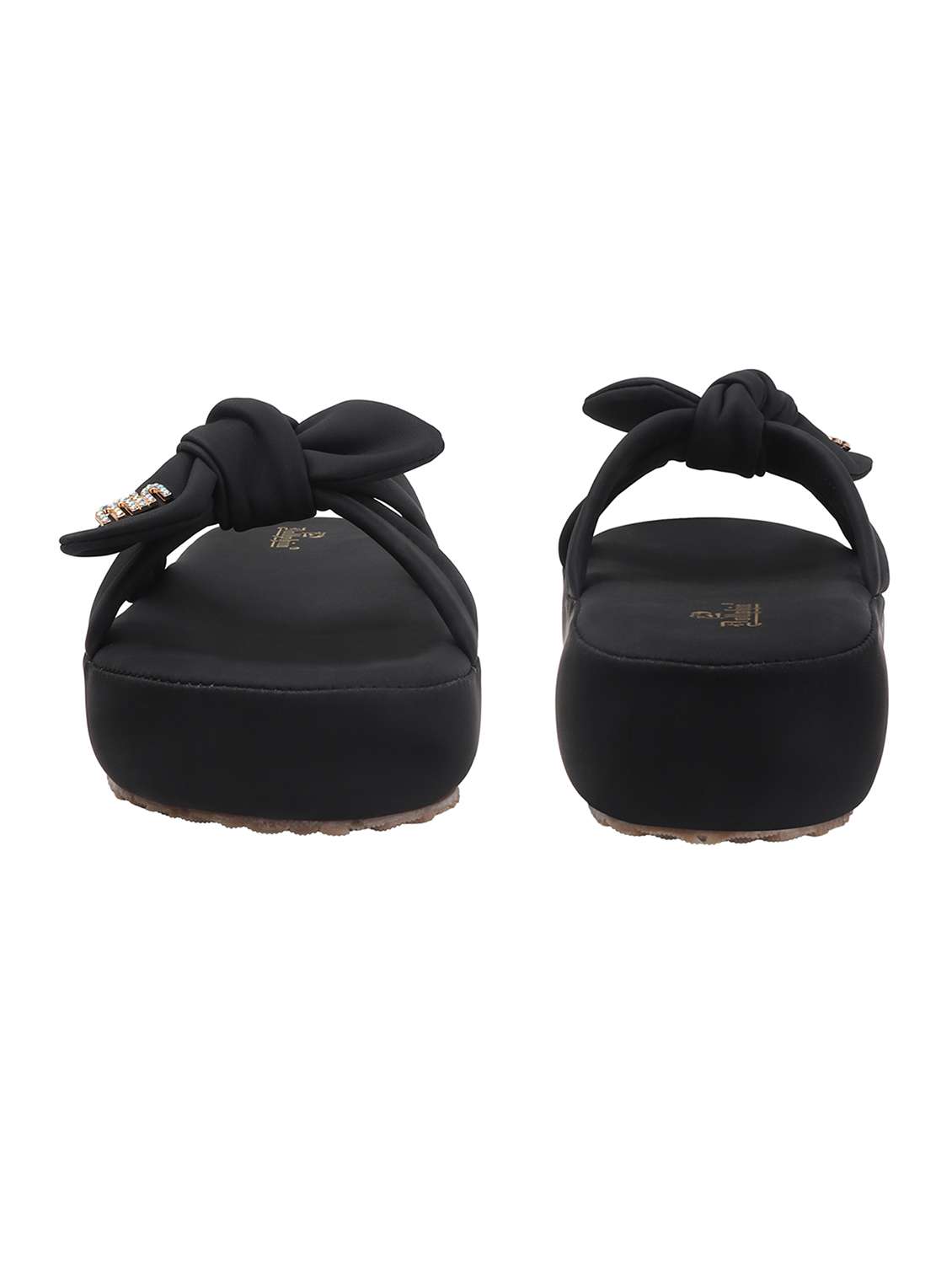 women black slip on wedge - 22078314 - Standard Image - 4