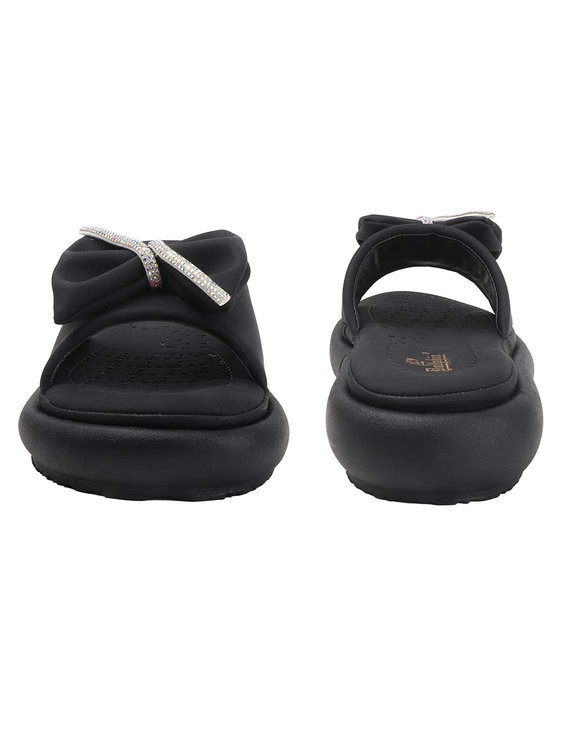 women solid slip on wedges - 22078320 - Standard Image - 4
