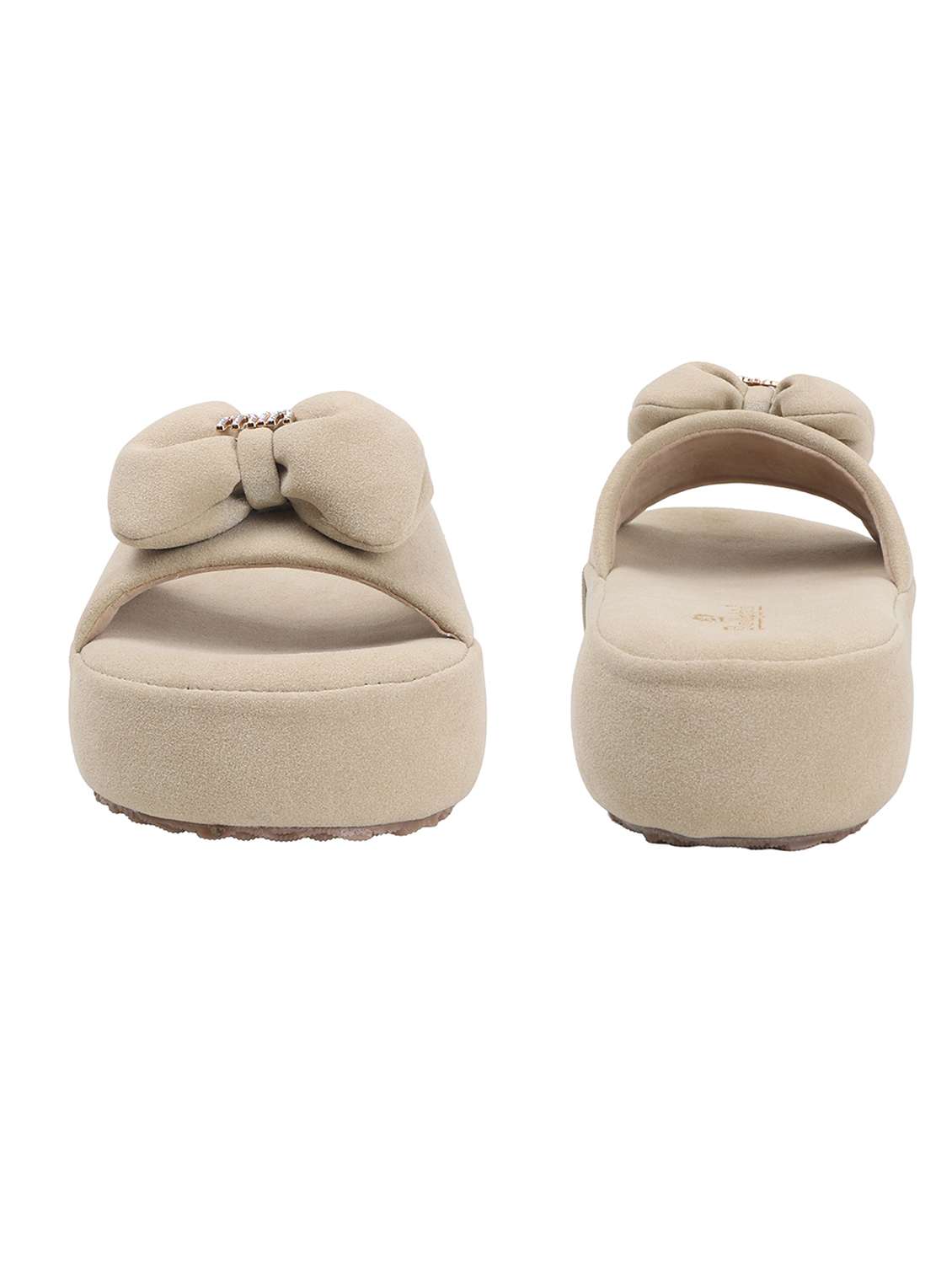 women solid slip on wedges - 22078327 - Standard Image - 4